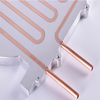 Anti Anodizing Al 6063 Al 6061 Water Cooling Plate With Copper Tube